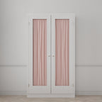 Dual Rod Pocket Curtains in Classic Linen - Blush