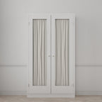 Dual Rod Pocket Curtains in Classic Linen - Cloud