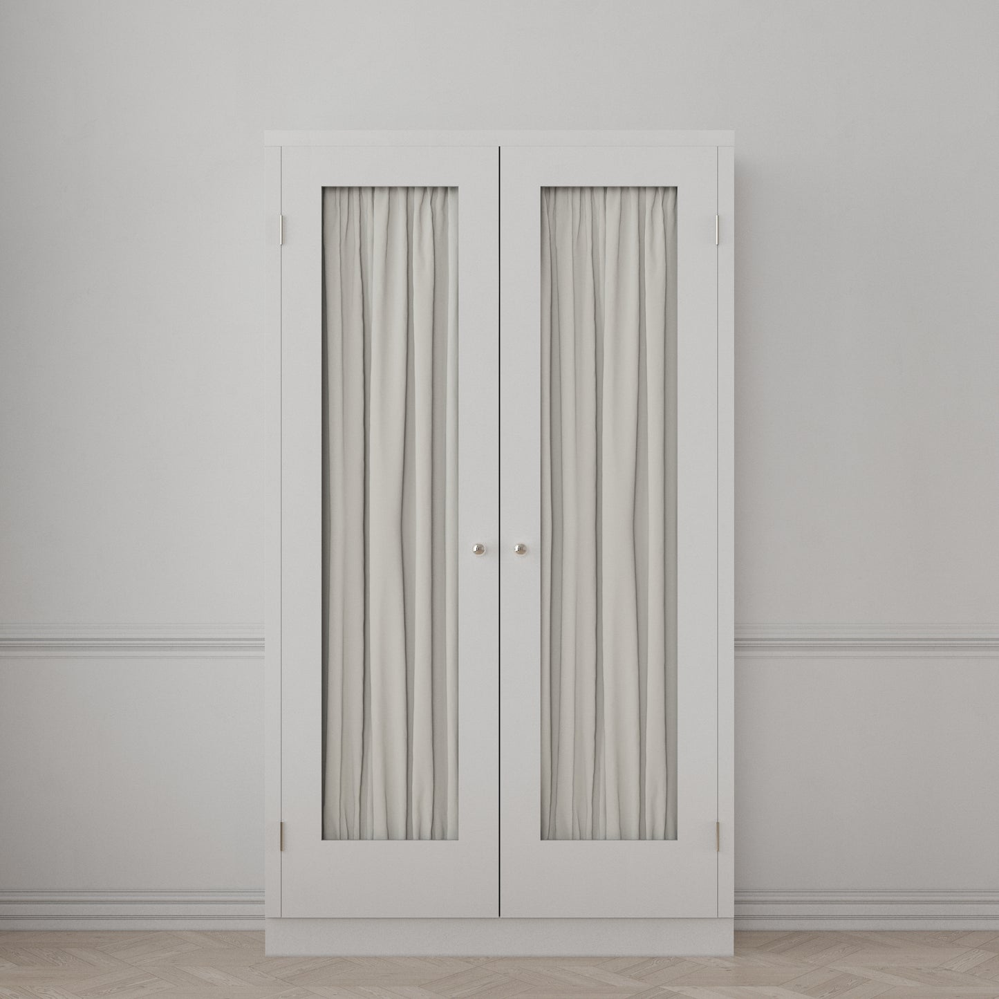Dual Rod Pocket Curtains in Classic Linen - Cloud