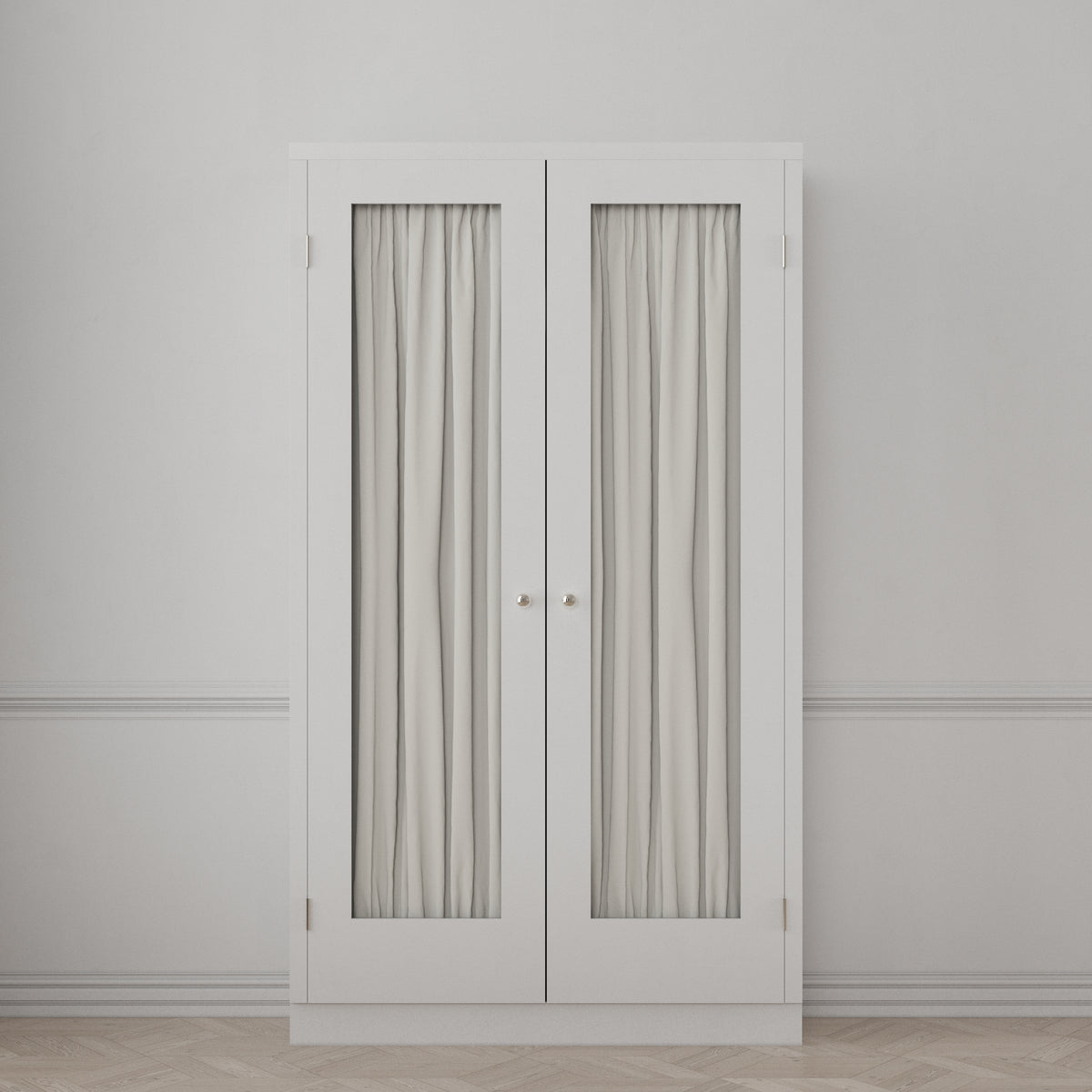 Dual Rod Pocket Curtains in Classic Linen - Cloud