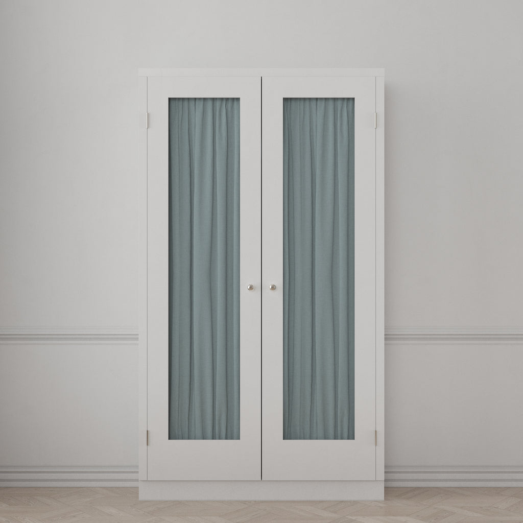 Dual Rod Pocket Curtains in Classic Linen - Storm