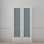 Dual Rod Pocket Curtains in Classic Linen - Storm