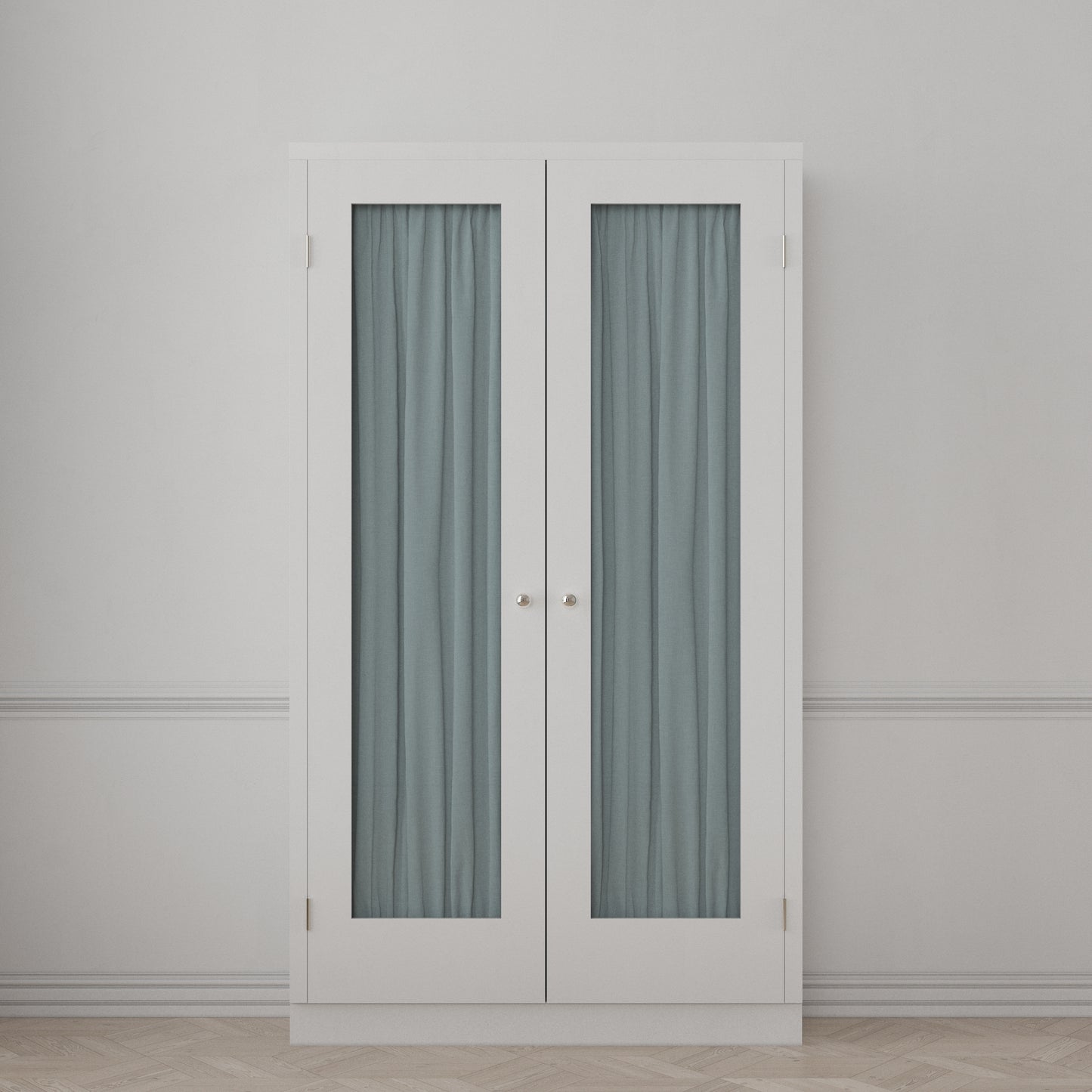 Dual Rod Pocket Curtains in Classic Linen - Storm