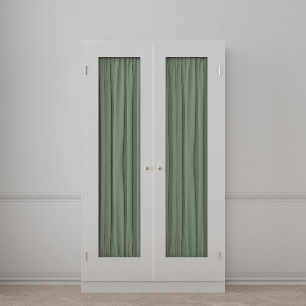 Dual Rod Pocket Curtains in Classic Linen - Olive