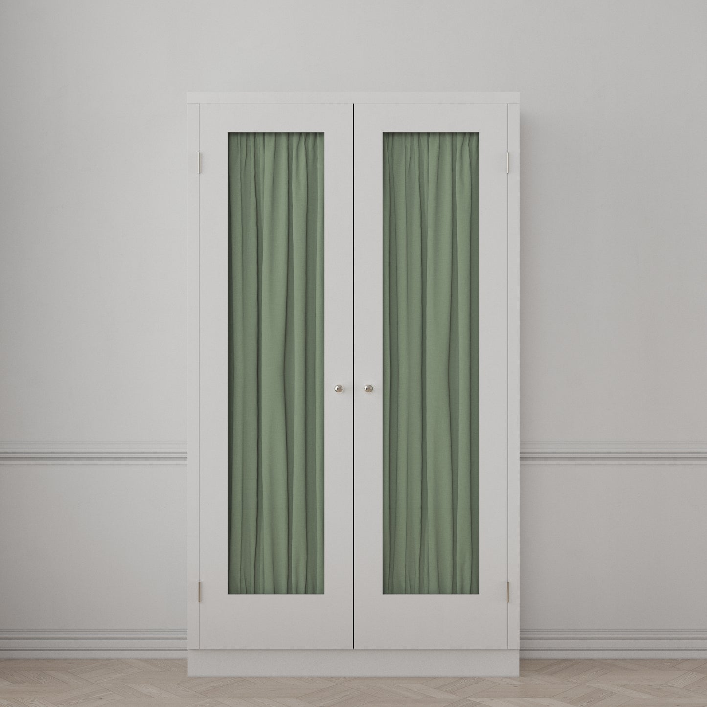 Dual Rod Pocket Curtains in Classic Linen - Olive