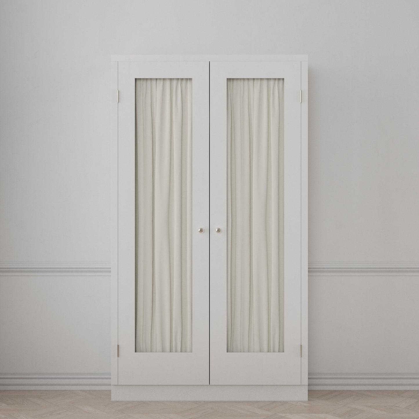 Dual Rod Pocket Curtains in Classic Linen - Heathered Dove