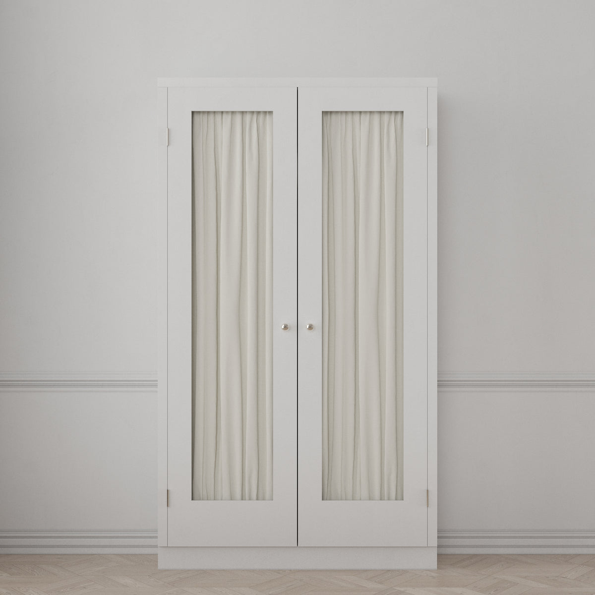Dual Rod Pocket Curtains in Classic Linen - Heathered Dove