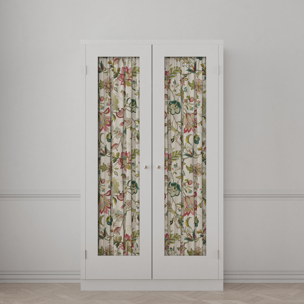 Dual Rod Pocket Curtains in Fleur de Leaf - Blossom