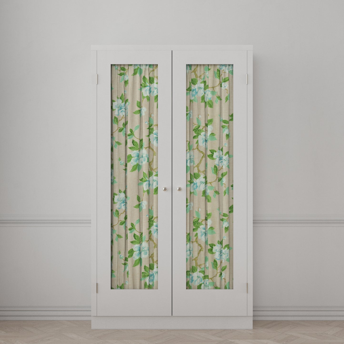 Dual Rod Pocket Curtains in Grandma's Floral - Pink