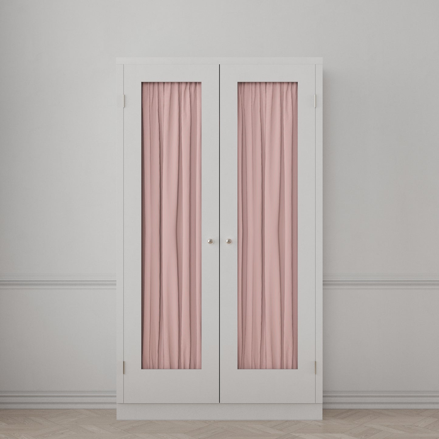 Dual Rod Pocket Curtains in Baldwin - Scarlet