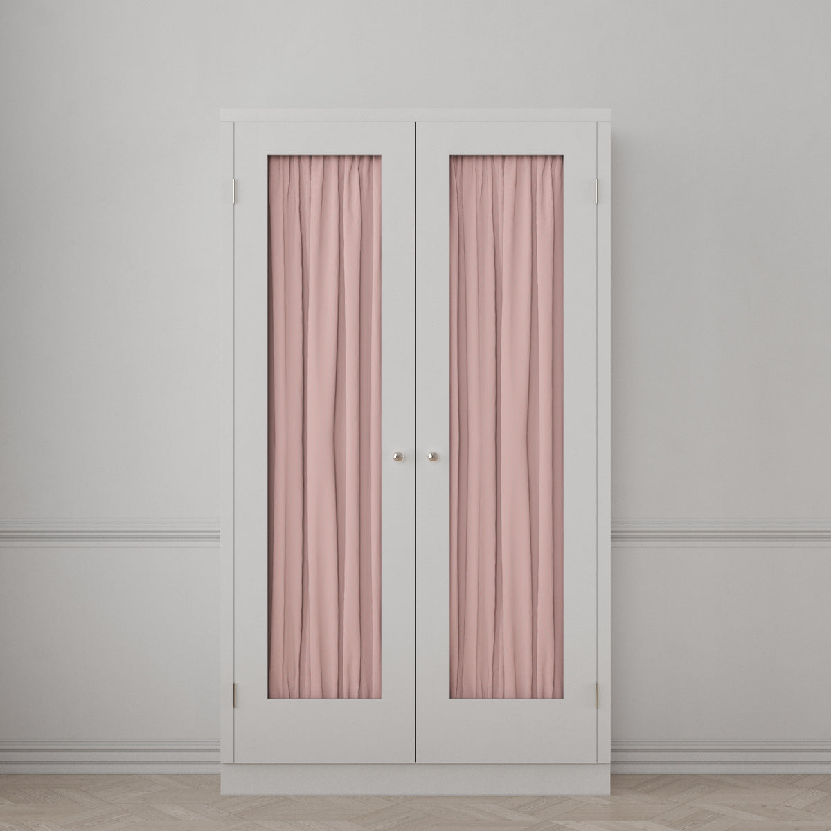 Dual Rod Pocket Curtains in Baldwin - Scarlet