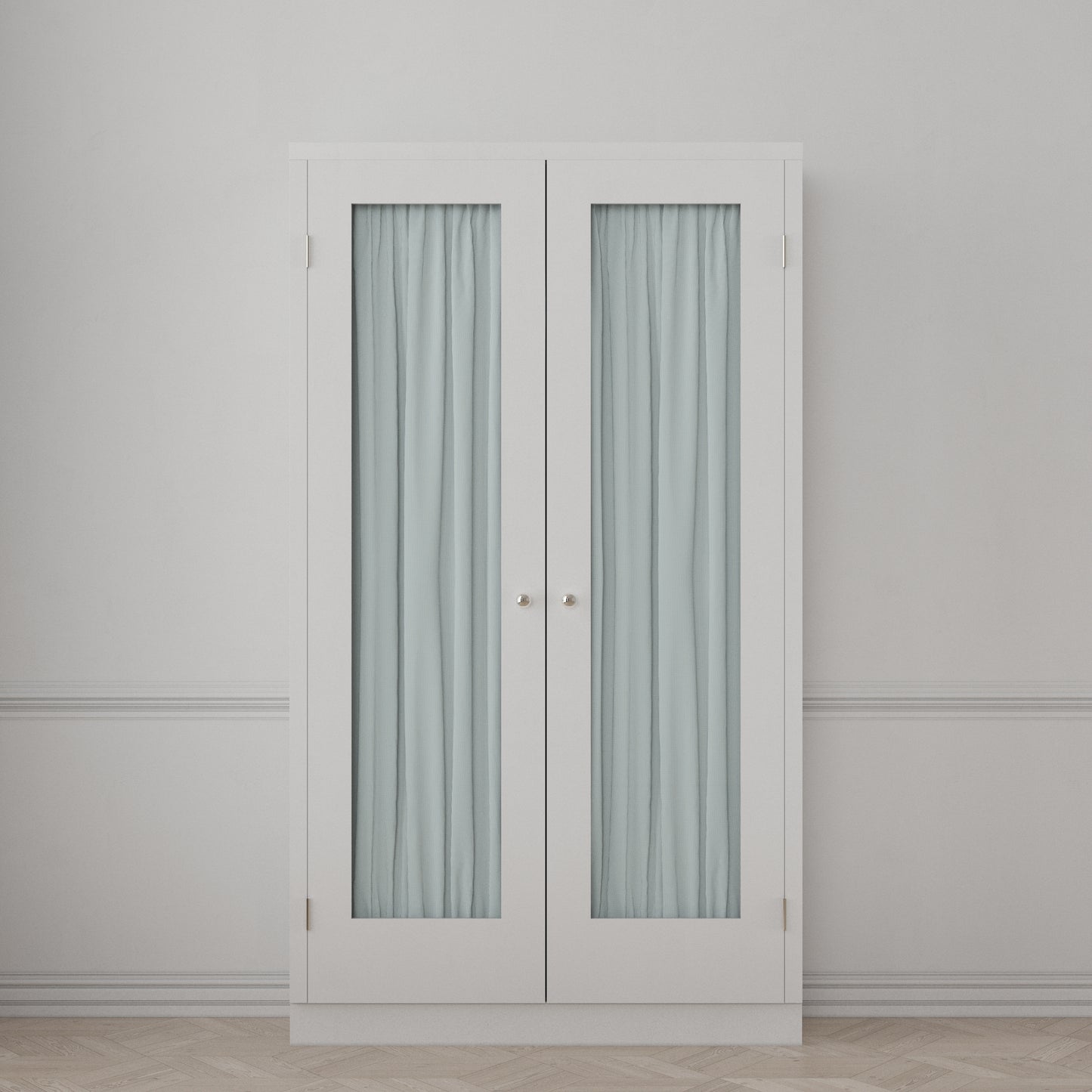 Dual Rod Pocket Curtains in Baldwin - Baby Blue