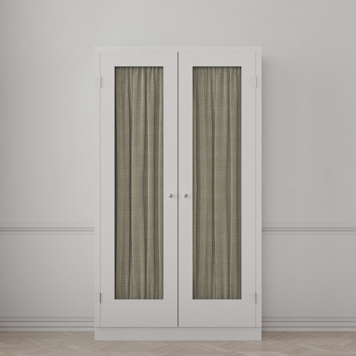 Dual Rod Pocket Curtains in 100% Linen - Hazelnut