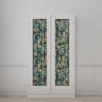 Dual Rod Pocket Curtains in Garden Tea Time - Blue Haze
