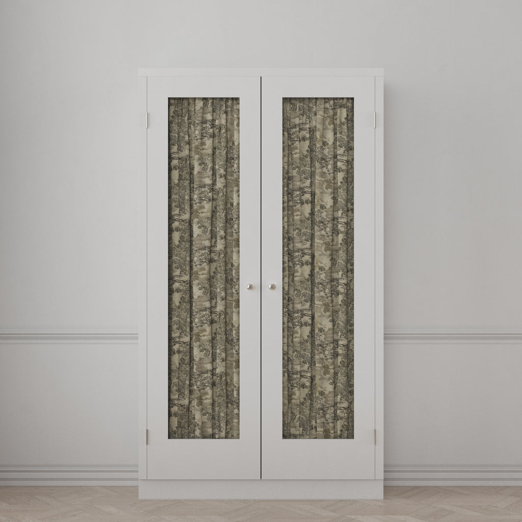 Dual Rod Pocket Curtains in Country Toile - Onyx