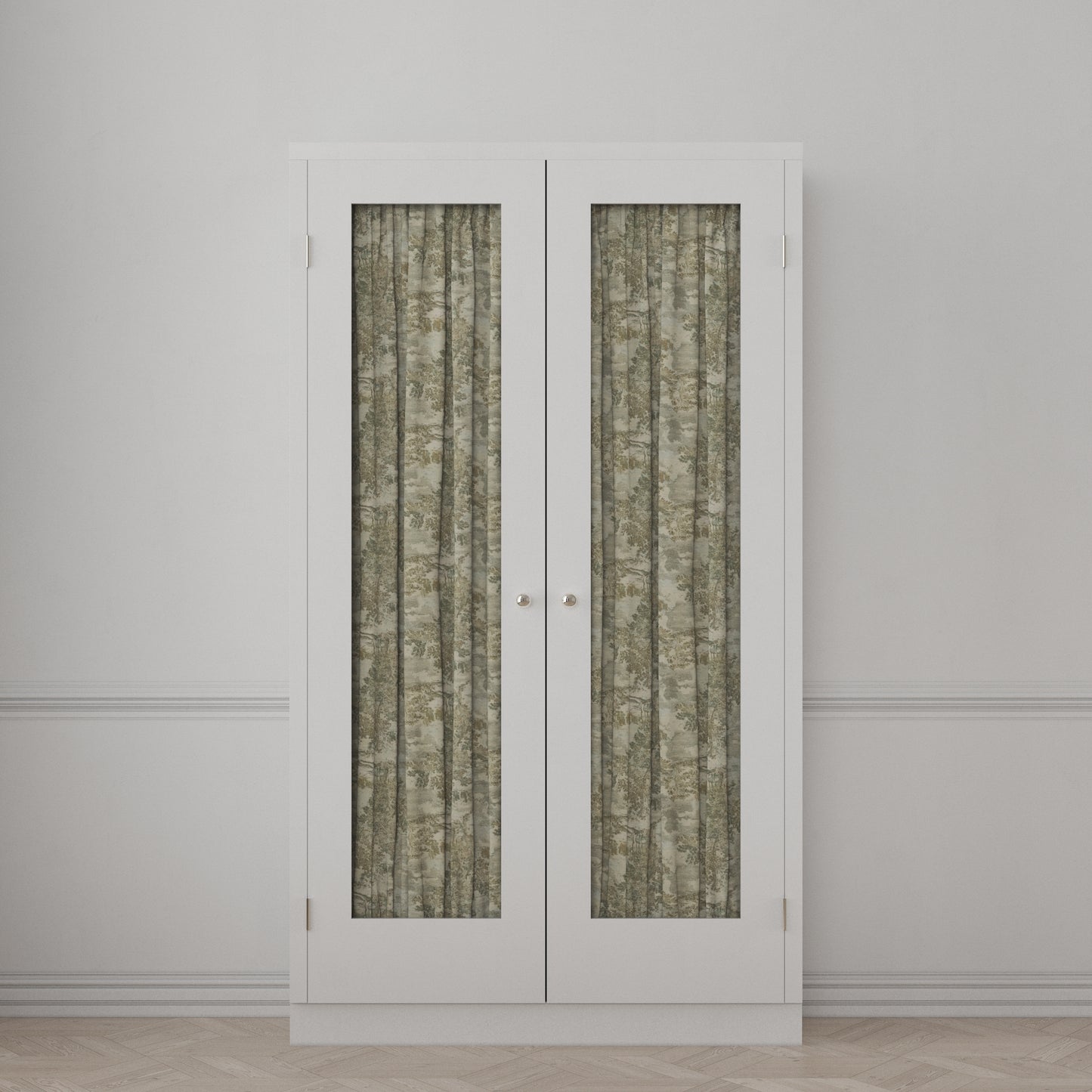 Dual Rod Pocket Curtains in Country Toile - Ivy