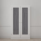 Dual Rod Pocket Curtains in Gingham - Black