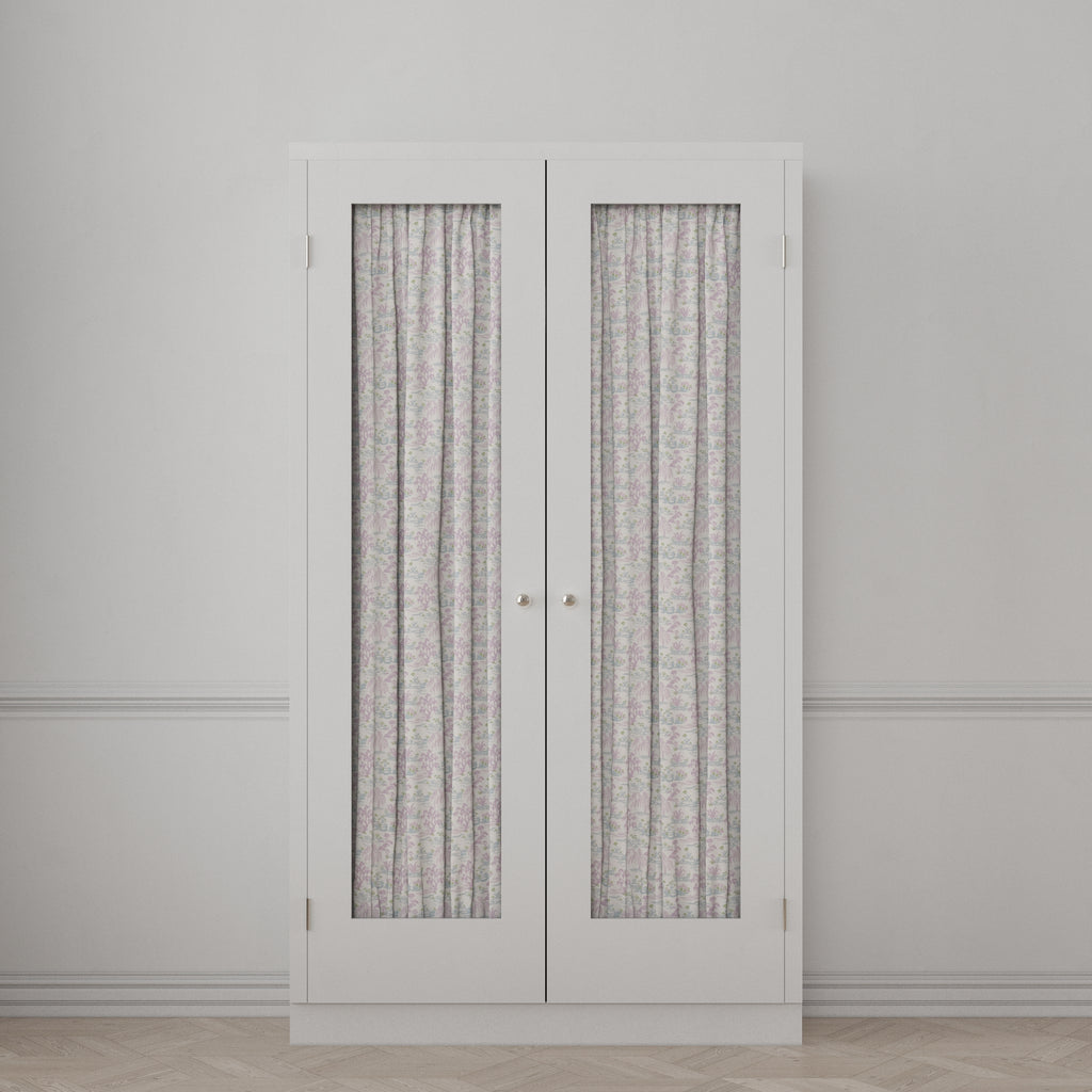 Dual Rod Pocket Curtains in Meadow - Lavender