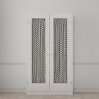 Dual Rod Pocket Curtains in Mini Florals - Pottery