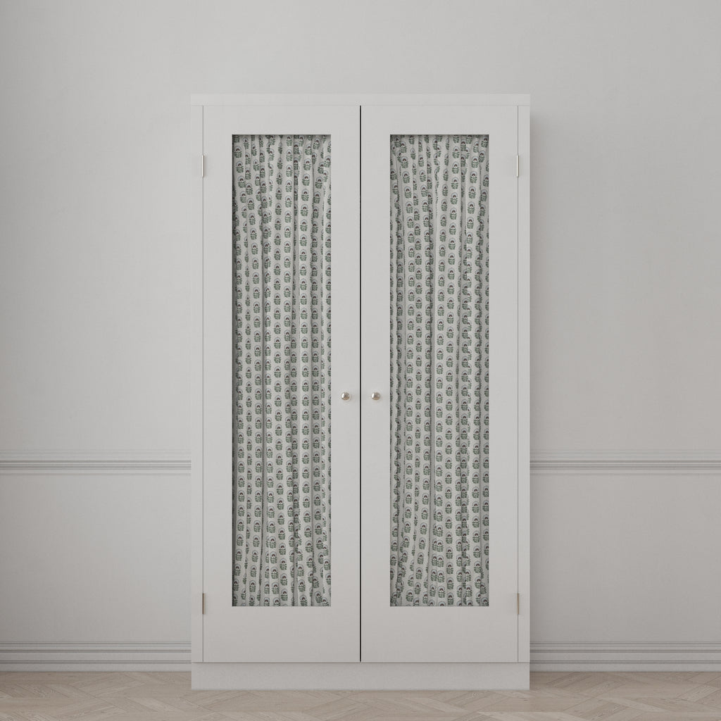Dual Rod Pocket Curtains in Mini Florals - Sky Garden
