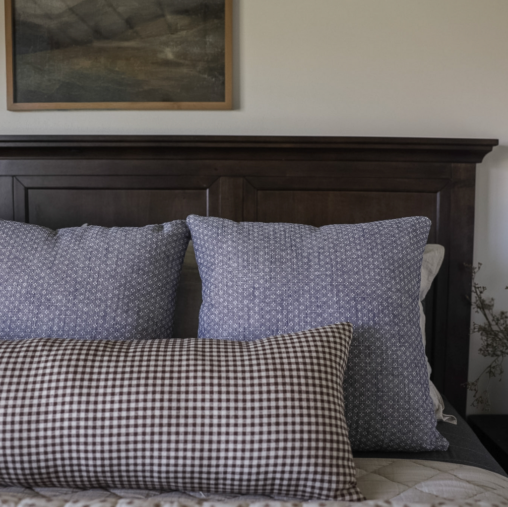 Duvet Cover in Gingham - Chestnut
