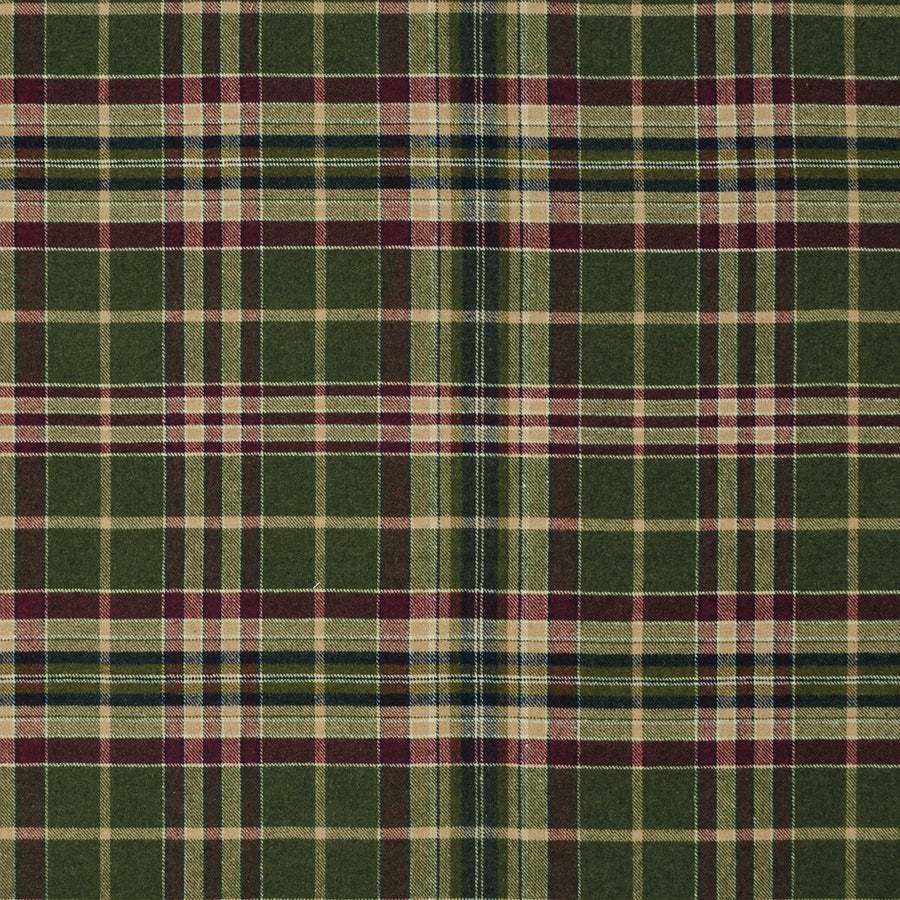 Throw Pillow in Tartan - Evergreen