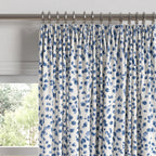 Euro Pleat Drapery in Spot On - Azure