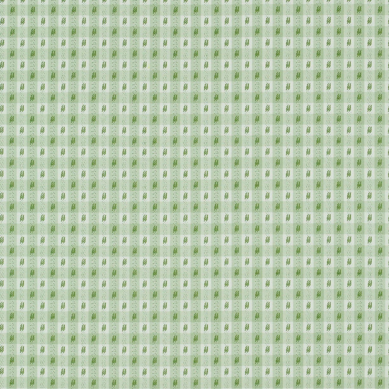Boudoir Pillow in Luxe Gingham - Celery