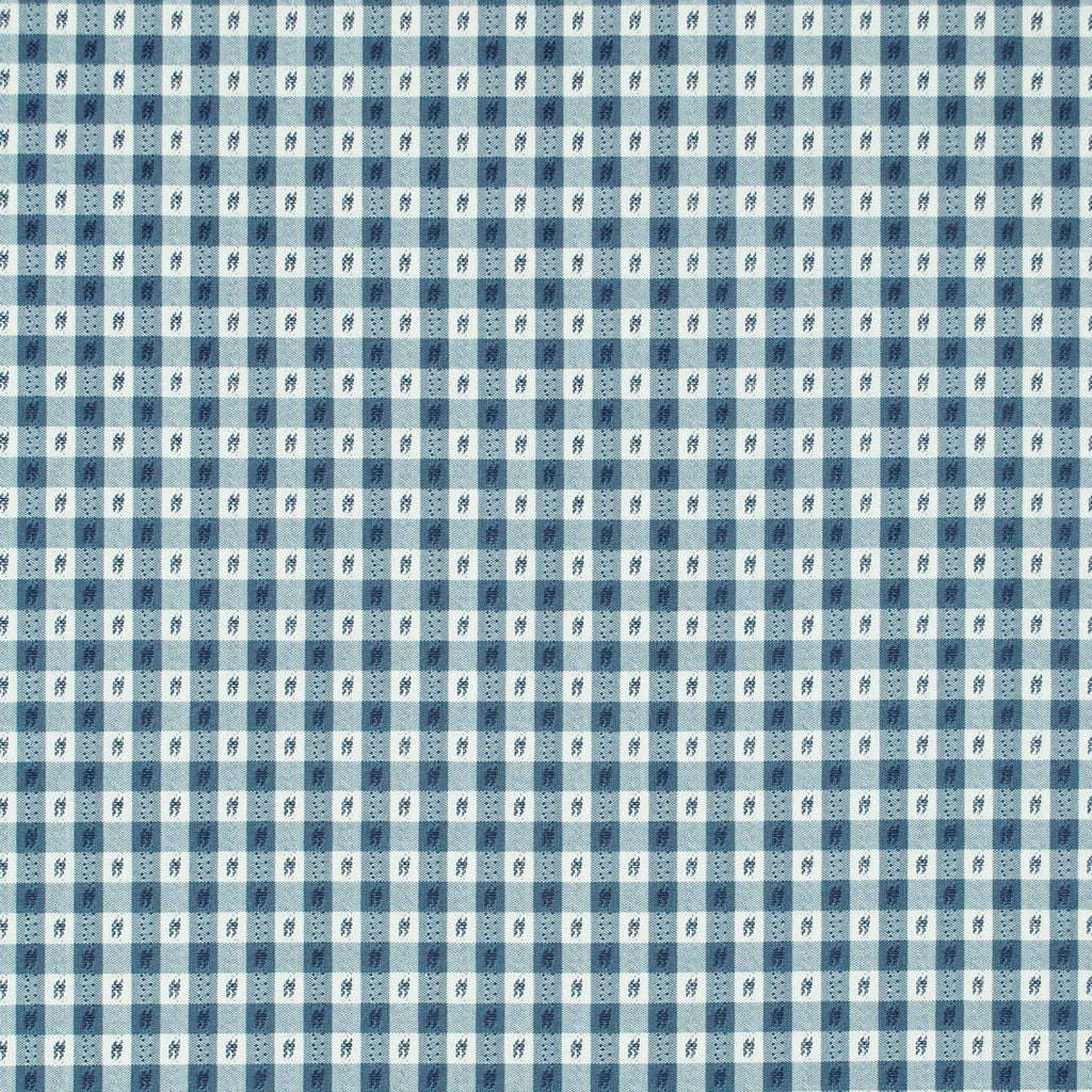 Tailored Bedskirt in Luxe Gingham - Chambray