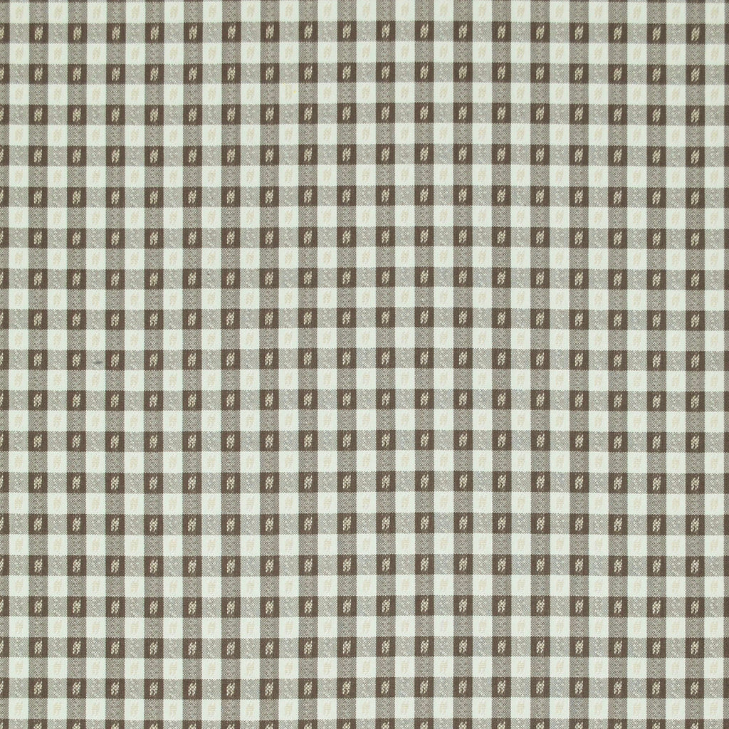 Tailored Bedskirt in Luxe Gingham - Chocolate
