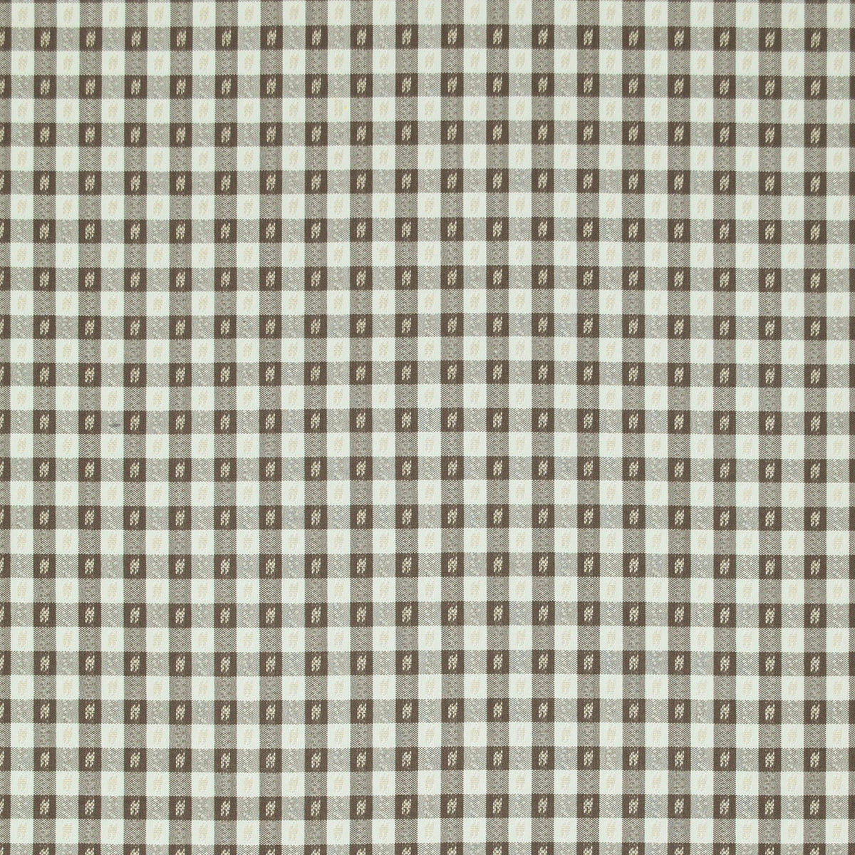 Tailored Bedskirt in Luxe Gingham - Chocolate