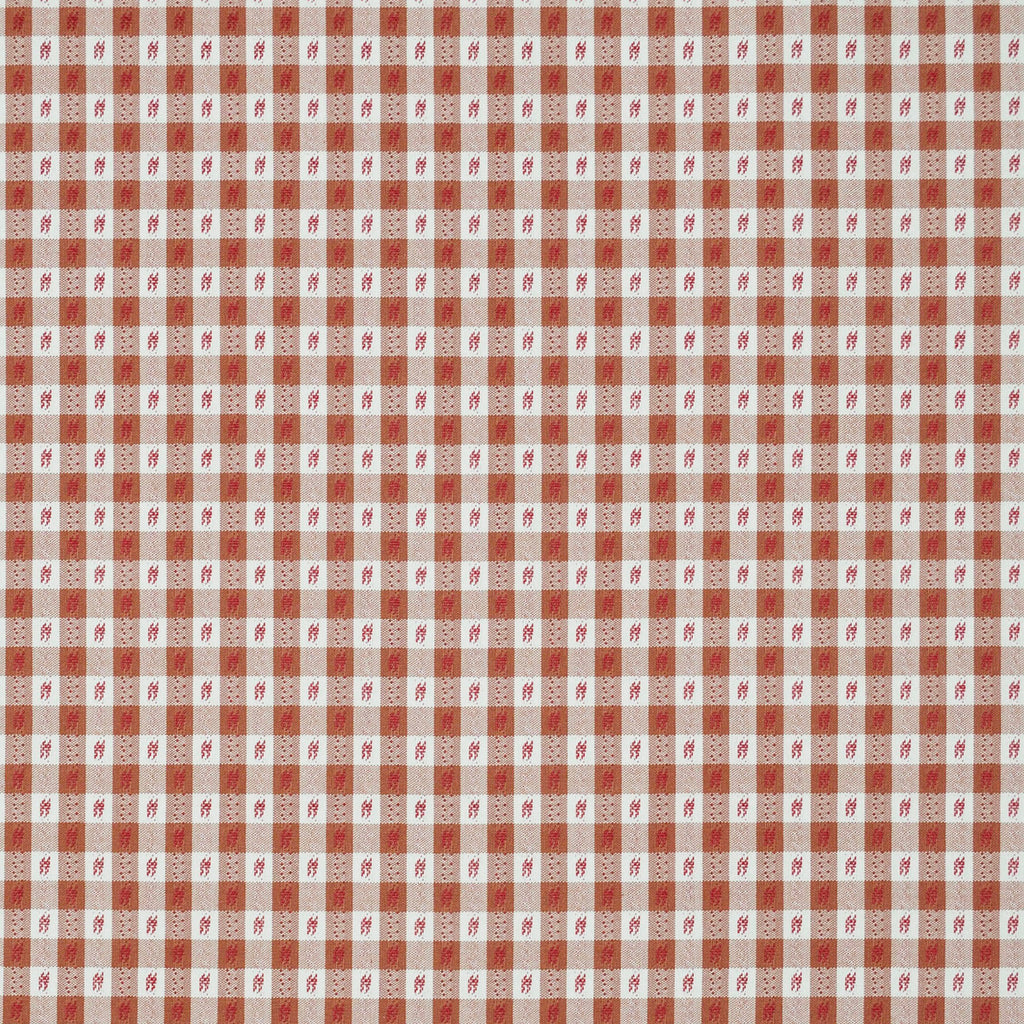 Tailored Bedskirt in Luxe Gingham - Red