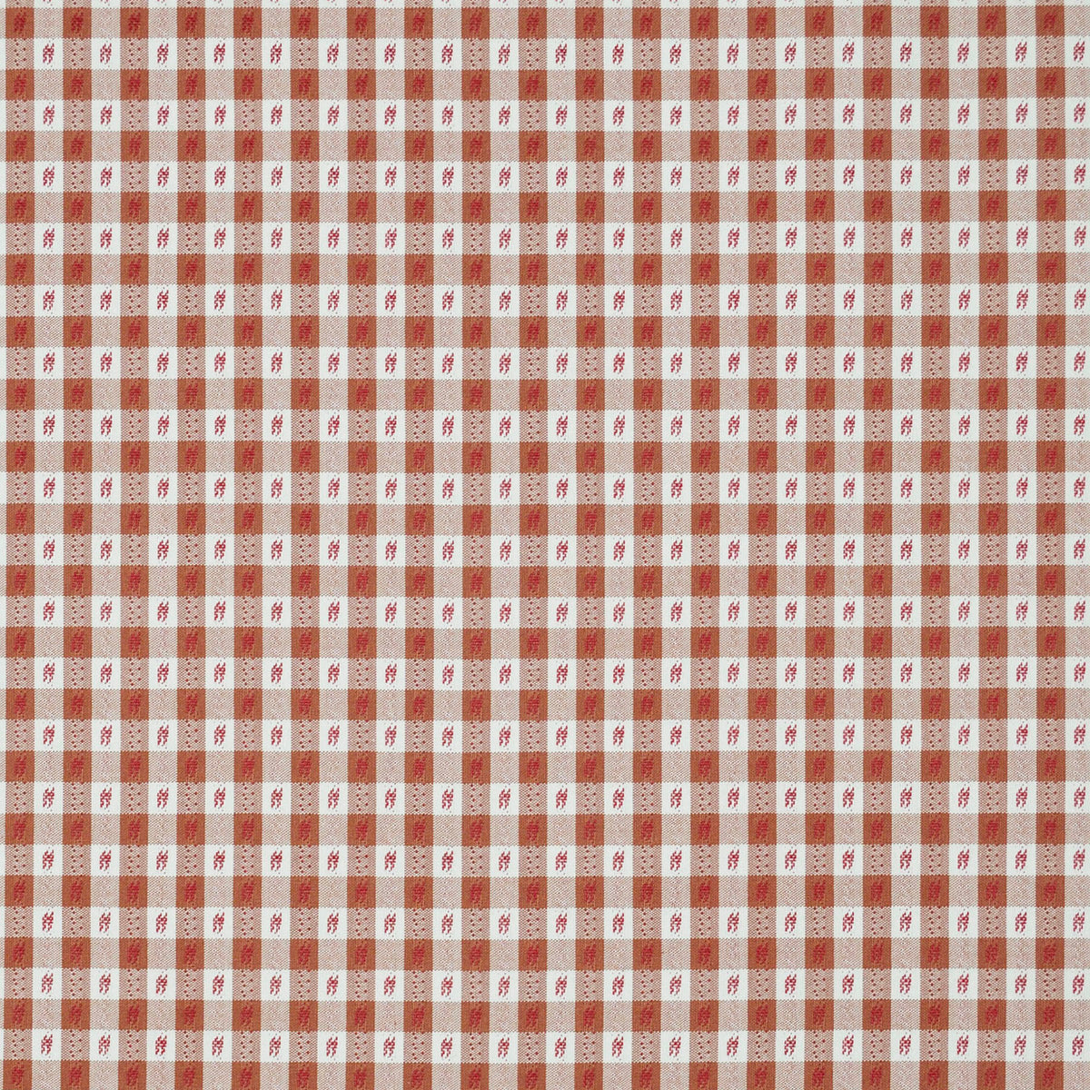 Tailored Bedskirt in Luxe Gingham - Red