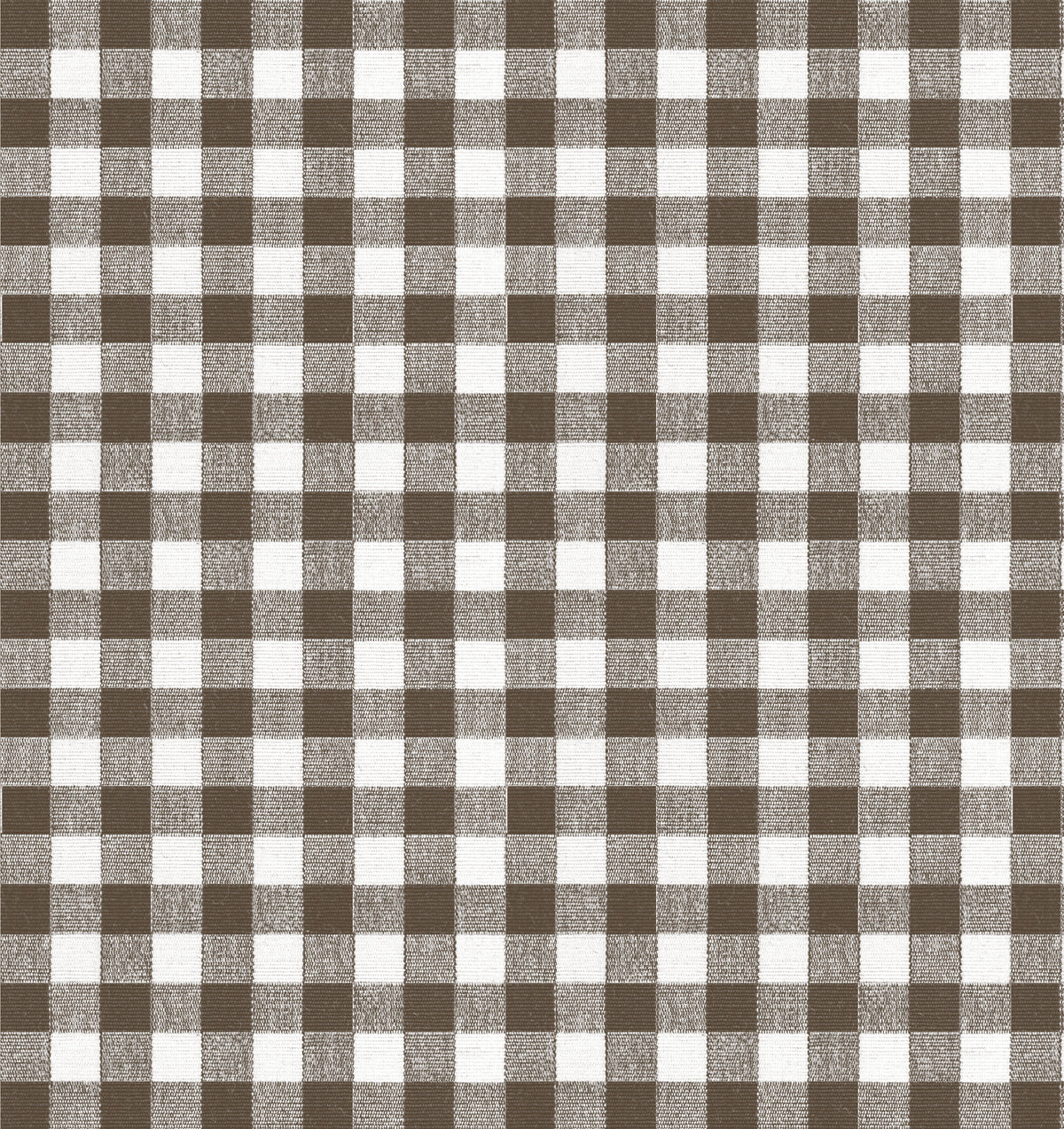 Ruffle Bedskirt in Gingham - Chestnut