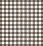 Custom Bench Cushion in Gingham - Chestnut