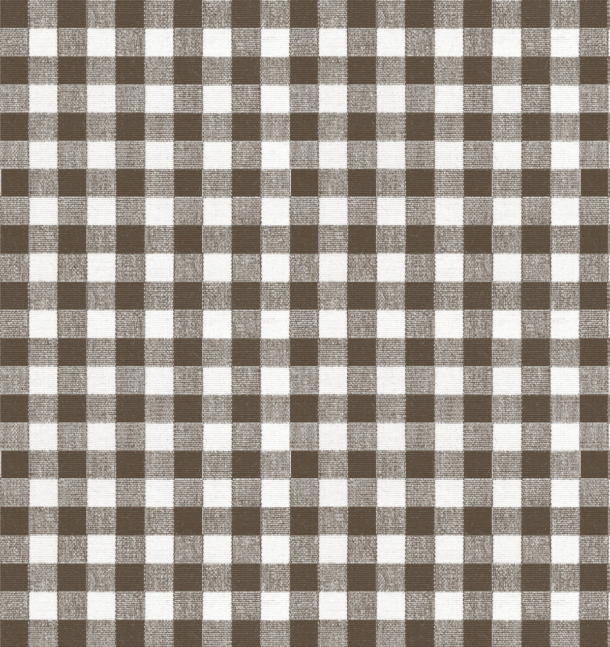 Pillow Sham in Gingham - Chestnut