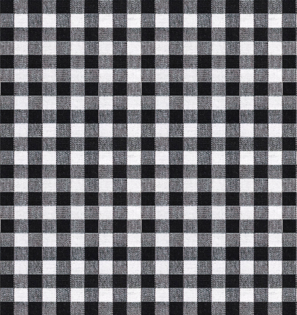 Pillow Sham in Gingham - Black