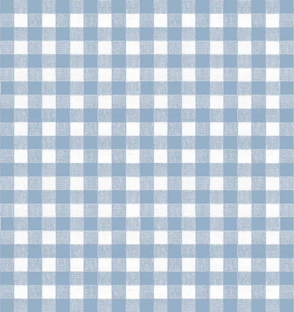 Duvet Cover in Gingham - Blue Jean