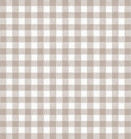 Custom Bench Cushion in Gingham - Hay