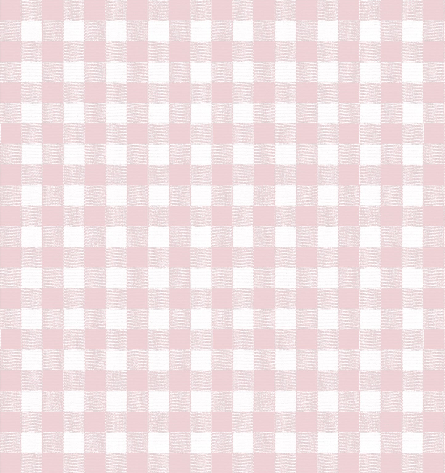 Dual Rod Pocket Curtains in Gingham - Light Pink