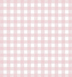 Large Lumbar Pillow in Gingham - Light Pink