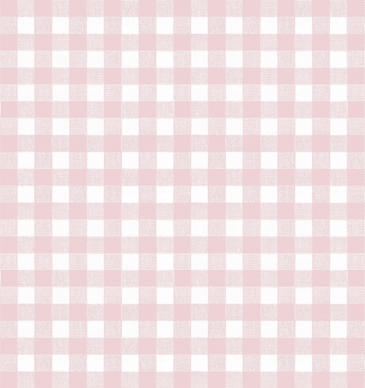 Large Lumbar Pillow in Gingham - Light Pink