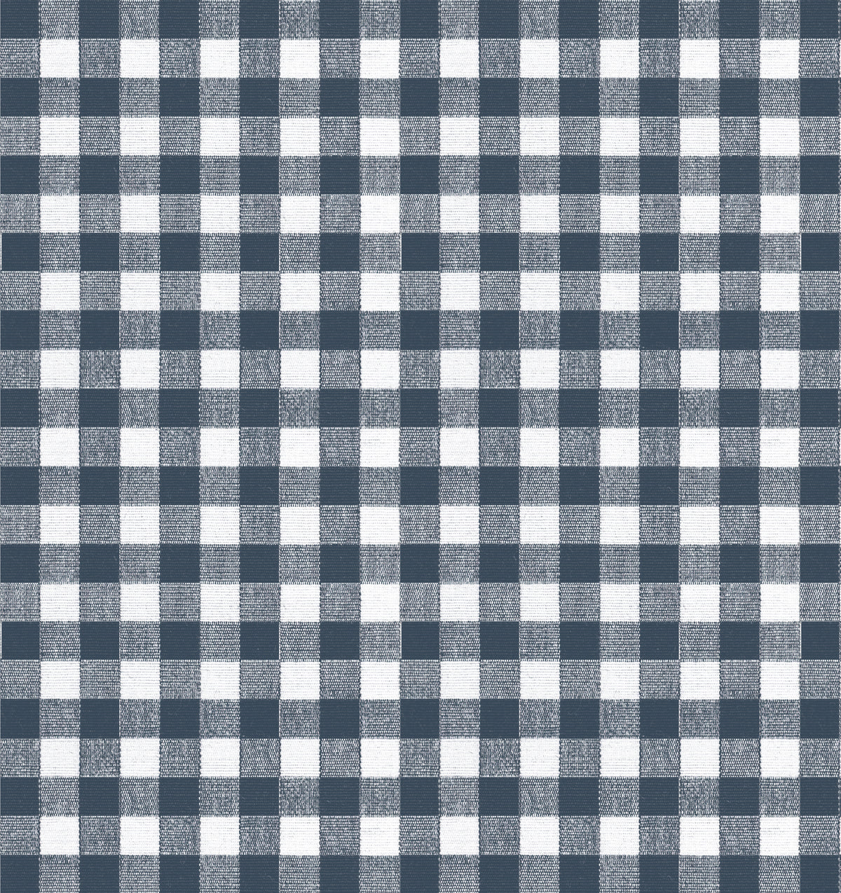 Pillow Sham in Gingham - Navy