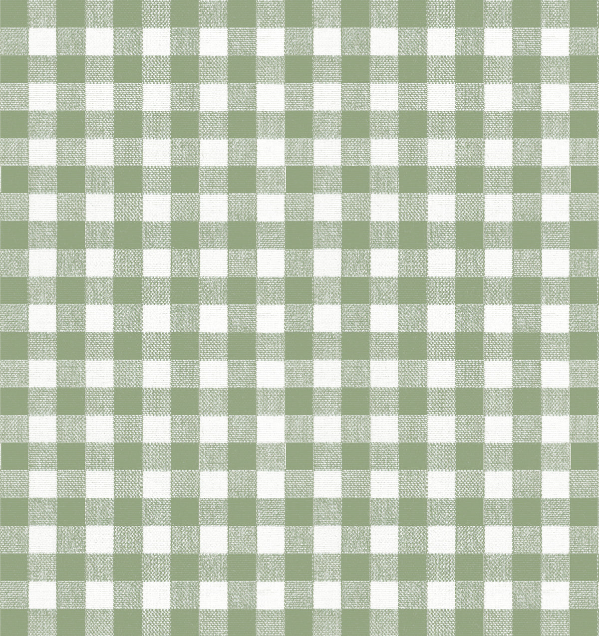 Pillow Sham in Gingham - Sage