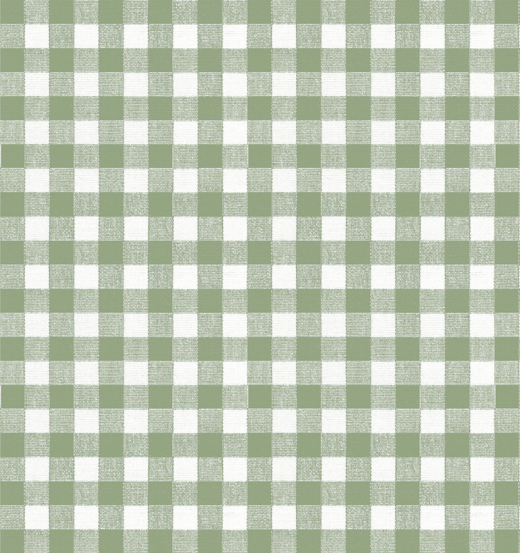 Euro Sham in Gingham - Sage