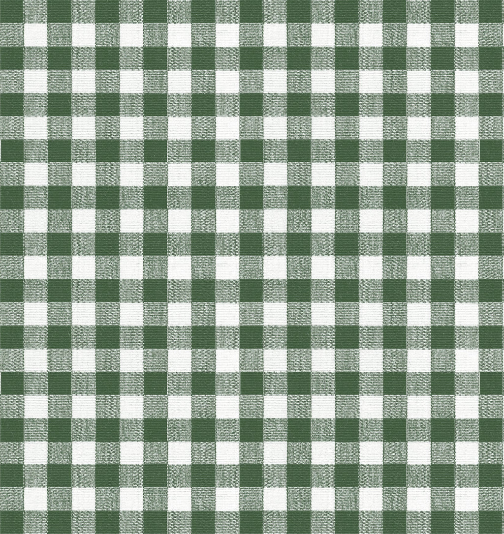 Throw Pillow in Gingham - Fir