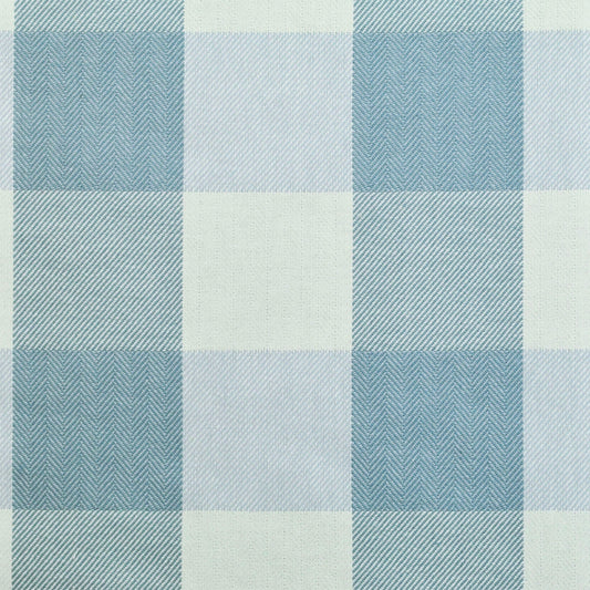 Custom Bench Cushion in Foxy Plaid Harbor