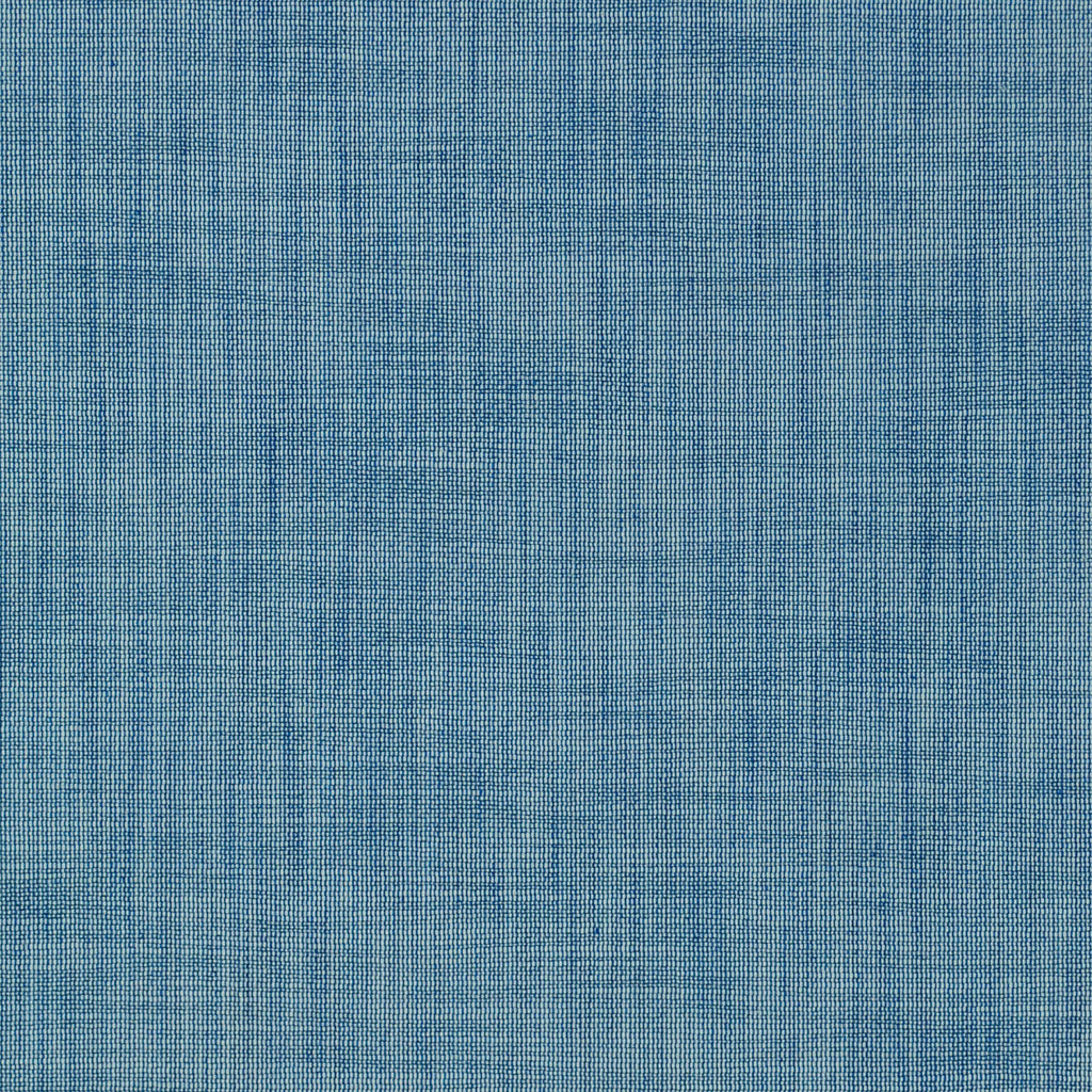 Custom Bench Cushion in Woven Cotton - Deep Blue