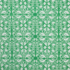 Flat Roman Shade in Palazzo - Lagoon