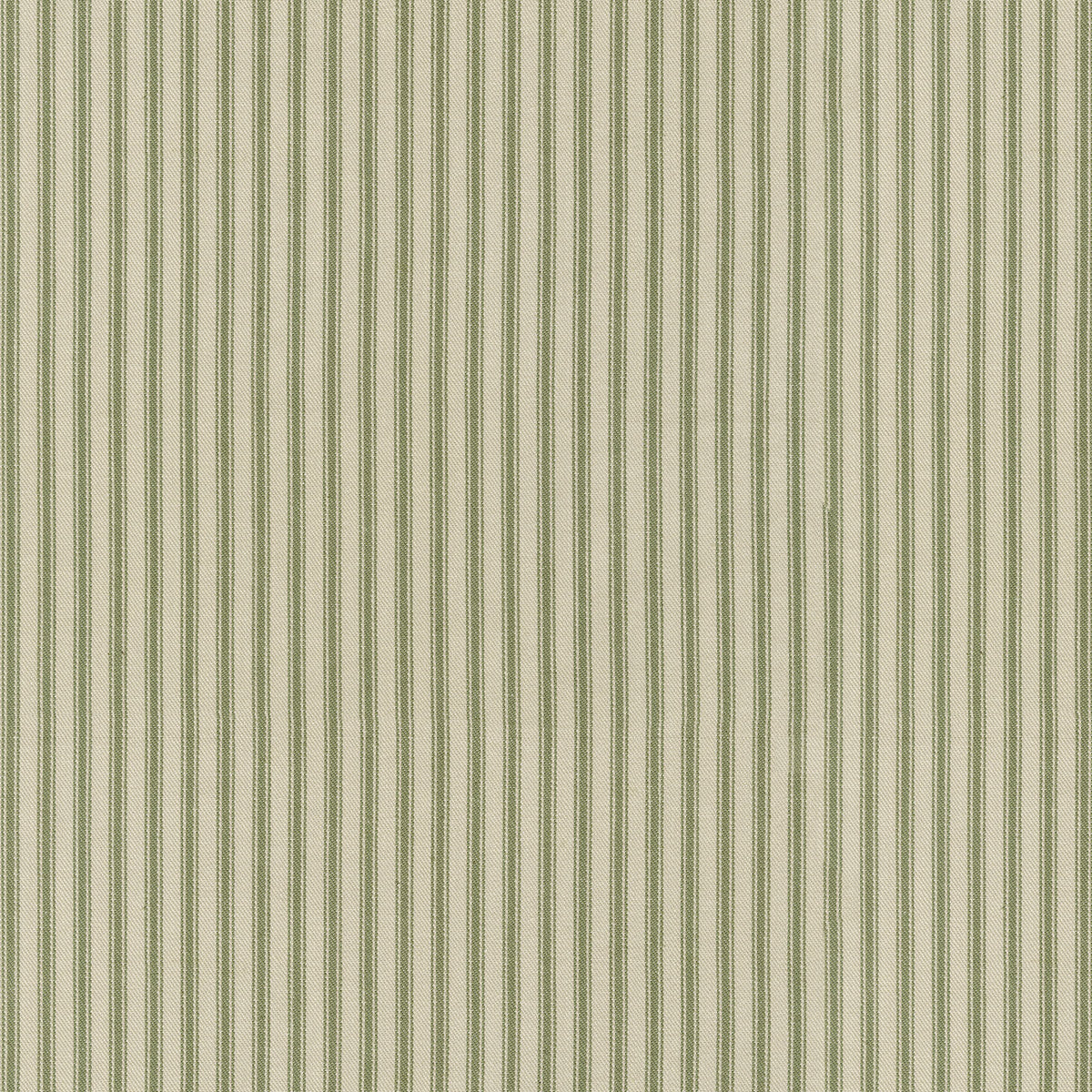 Pillow Sham in Little White Line - Sage